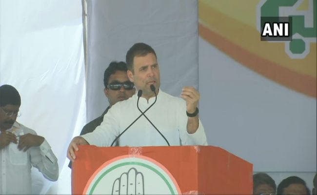 आंध्र प्रदेश में बोले राहुल गांधी- मोदी देश को दो भागों में बांटने की कर रहे हैं कोशिश