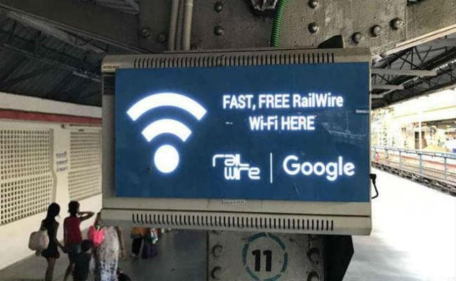 168 रेलवे स्टेशनों पर वाई-फाई सेवा शुरू