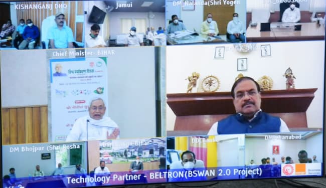 ‘कोरोना : मानव को प्रकृति का संदेश’ विषय पर वेबिनार में बोले CM नीतीश- पृथ्वी दिवस के दिन लगाये जायेंगे 2 करोड़ 51 लाख पौधे ‘कोरोना : मानव को प्रकृति का संदेश’ विषय पर वेबिनार में बोले CM नीतीश- पृथ्वी दिवस के दिन लगाये जायेंगे 2 करोड़ 51 लाख पौधे