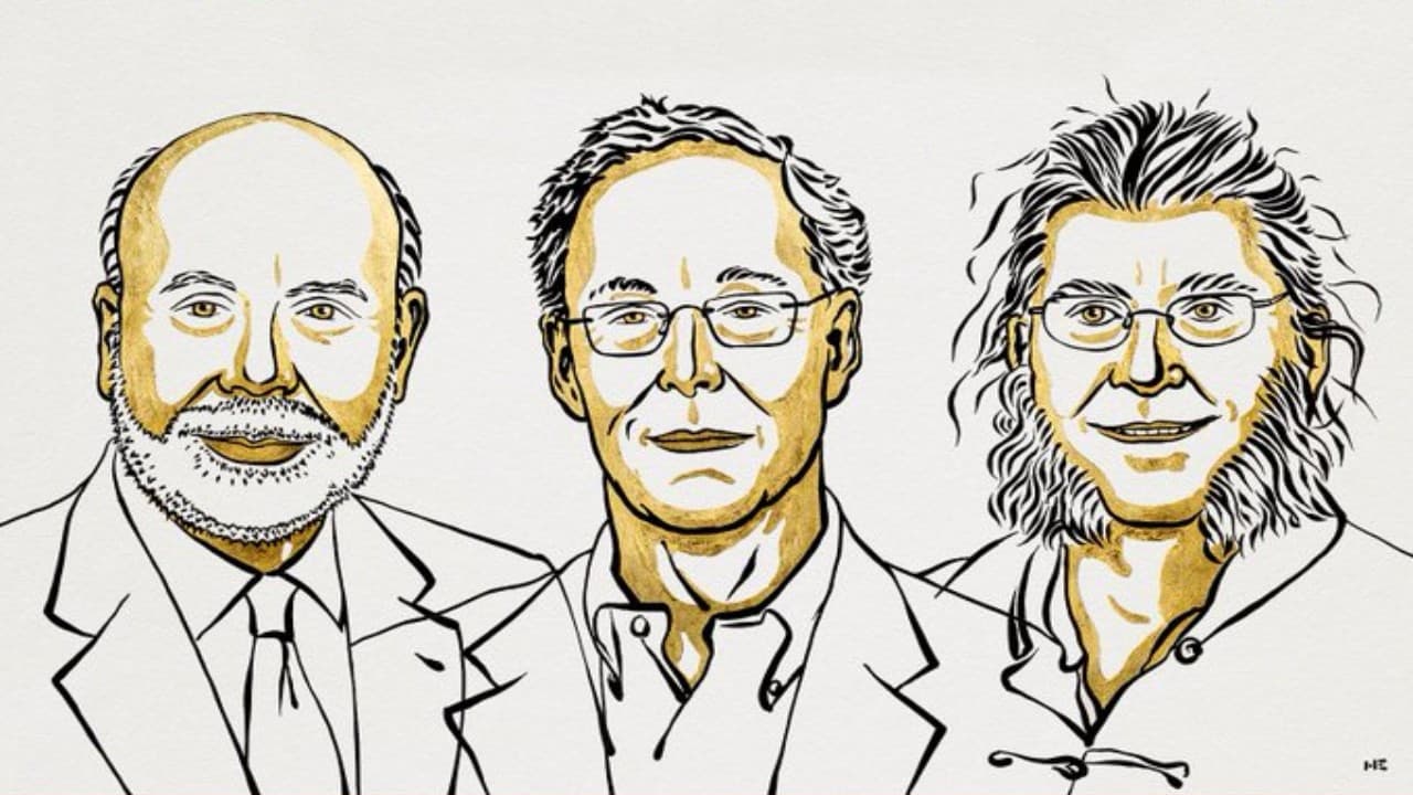 फेडरल रिजर्व के पूर्व चेयरमैन समेत 3 को मिला अर्थशास्त्र का Nobel Prize, बैंक व वित्तीय संकट पर किया शोध फेडरल रिजर्व के पूर्व चेयरमैन समेत 3 को मिला अर्थशास्त्र का Nobel Prize, बैंक व वित्तीय संकट पर किया शोध