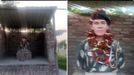 गलवान में शहीद हुए जवान के स्मारक को लेकर
वैशाली में बवाल, पिता गिरफ्तार, परिजन कर रहे न्याय की गुहार गलवान में शहीद हुए जवान के स्मारक को लेकर
वैशाली में बवाल, पिता गिरफ्तार, परिजन कर रहे न्याय की गुहार