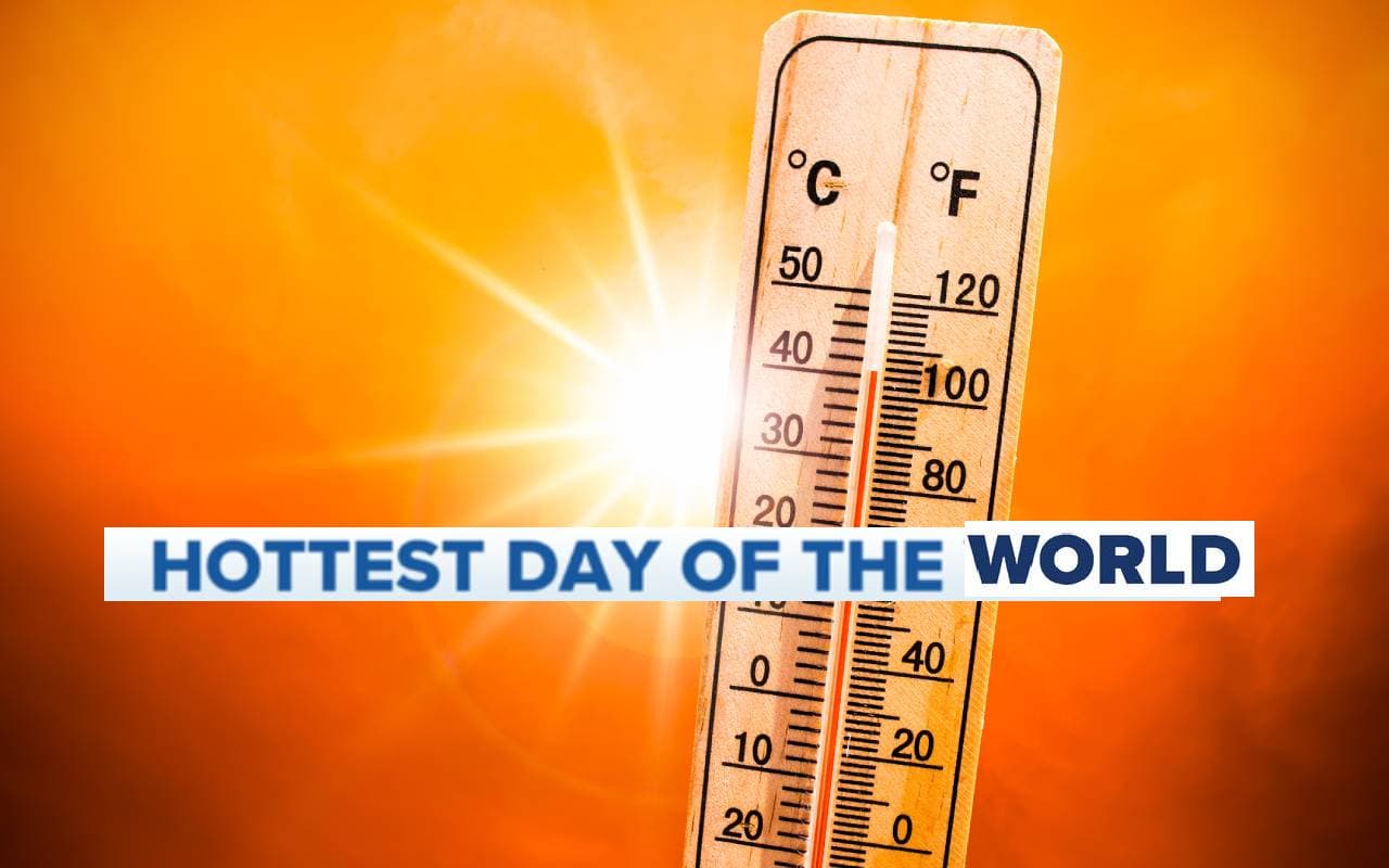 Hottest Day in the World: गर्मी के टूटे रिकार्ड, 3 जुलाई रहा दुनिया में अब तक का सबसे गर्म दिन Hottest Day in the World: गर्मी के टूटे रिकार्ड, 3 जुलाई रहा दुनिया में अब तक का सबसे गर्म दिन
