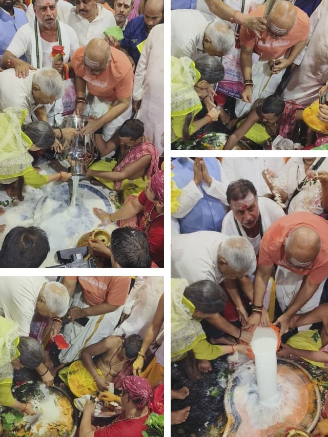PHOTOS: लालू यादव और राबड़ी देवी ने की बाबा बैद्यनाथ की पूजा, फिर सुखद अनुभूति लेकर गए बासुकिनाथ धाम