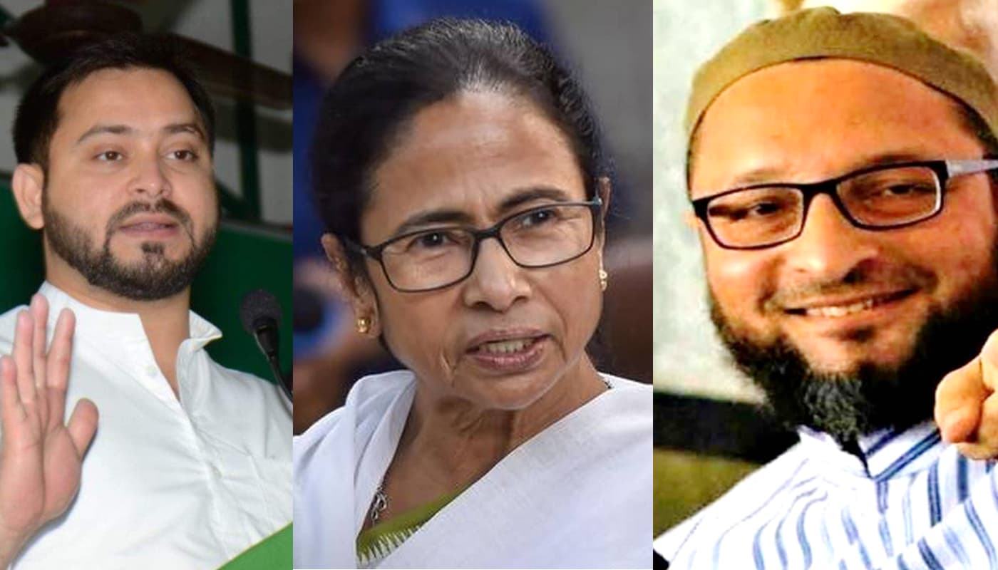 ममता बनर्जी का आरोप- पैसे देकर वोट काटने BJP हैदराबाद से लेकर आई पार्टी, ओवैसी ने कहा- “वोट-कटवा” कहने वालों का याद कर लें हाल… ममता बनर्जी का आरोप- पैसे देकर वोट काटने BJP हैदराबाद से लेकर आई पार्टी, ओवैसी ने कहा- “वोट-कटवा” कहने वालों का याद कर लें हाल…
