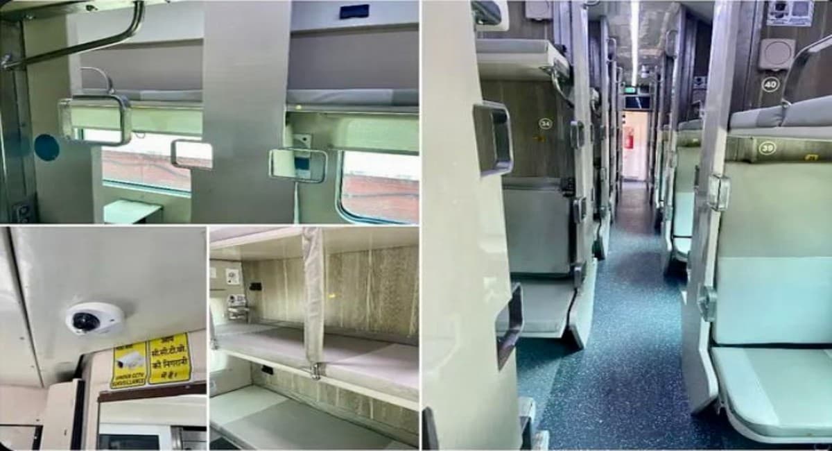 Indian Railways : अब स्लीपर क्लास के टिकट पर एसी कोच में कर सकेंगे सफर, रेलवे के नियम में बदलाव, देखें वीडियो Indian Railways : अब स्लीपर क्लास के टिकट पर एसी कोच में कर सकेंगे सफर, रेलवे के नियम में बदलाव, देखें वीडियो