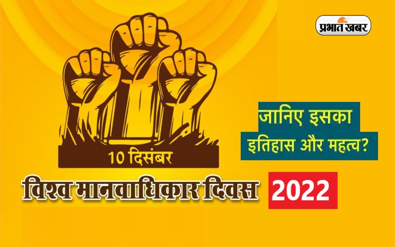 World Human Rights Day 2022: विश्व मानवाधिकार दिवस आज, जानें इस दिन का इतिहास, महत्व और थीम World Human Rights Day 2022: विश्व मानवाधिकार दिवस आज, जानें इस दिन का इतिहास, महत्व और थीम