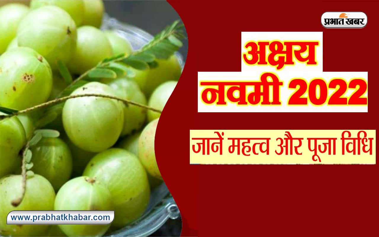 Akshay Navami 2022: कल मनाया जाएगा अक्षय नवमी का त्योहार, जानें इसमें आंवले का क्या है महत्व Akshay Navami 2022: कल मनाया जाएगा अक्षय नवमी का त्योहार, जानें इसमें आंवले का क्या है महत्व