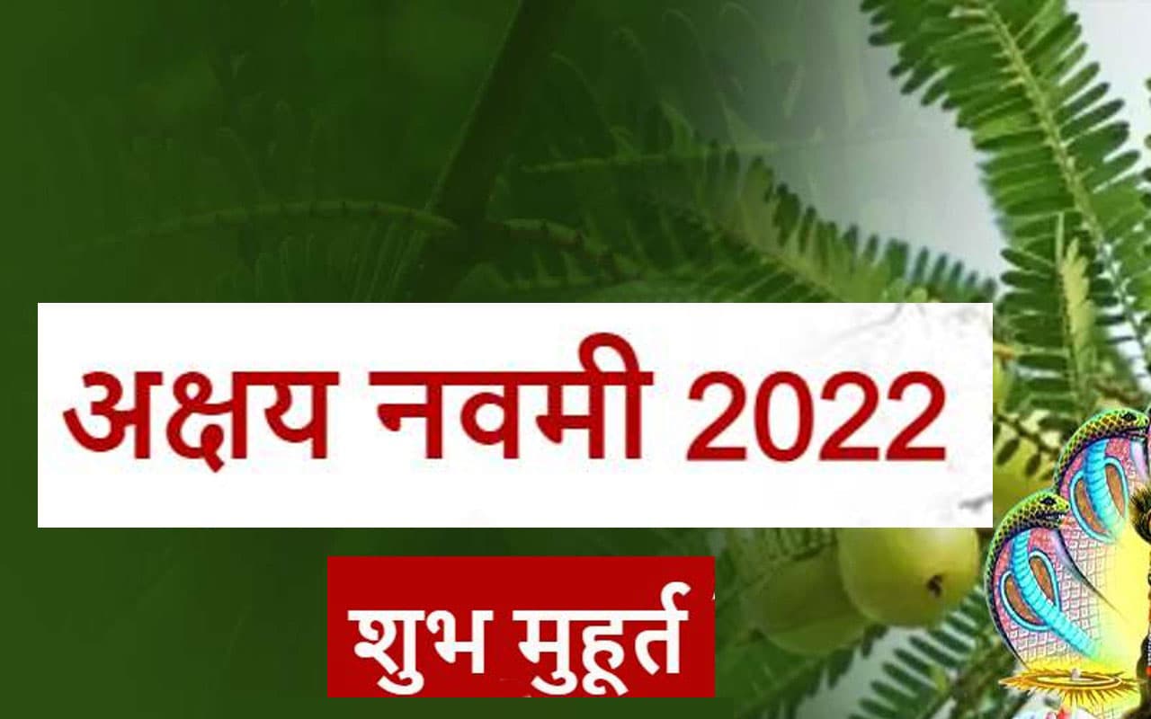Akshay Navami 2022: आज है अक्षय नवमी, जानें शुभ मुहूर्त और पूजा विधि और आंवला नवमी का महत्व Akshay Navami 2022: आज है अक्षय नवमी, जानें शुभ मुहूर्त और पूजा विधि और आंवला नवमी का महत्व