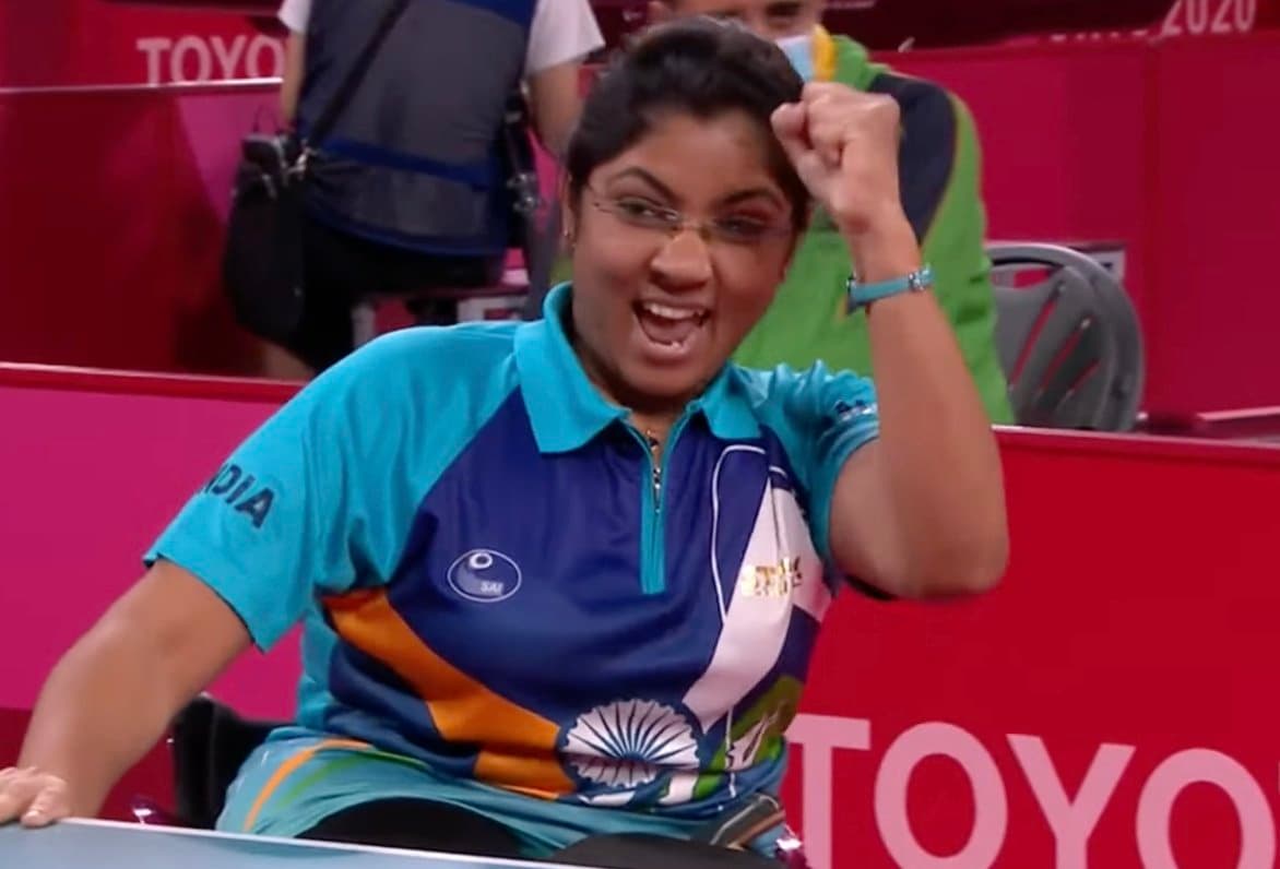 Paralympics में भाविनाबेन पटेल ने रचा इतिहास, सेमीफाइनल में चीनी खिलाड़ी को दी मात, गोल्ड से बस एक कदम दूर Paralympics में भाविनाबेन पटेल ने रचा इतिहास, सेमीफाइनल में चीनी खिलाड़ी को दी मात, गोल्ड से बस एक कदम दूर