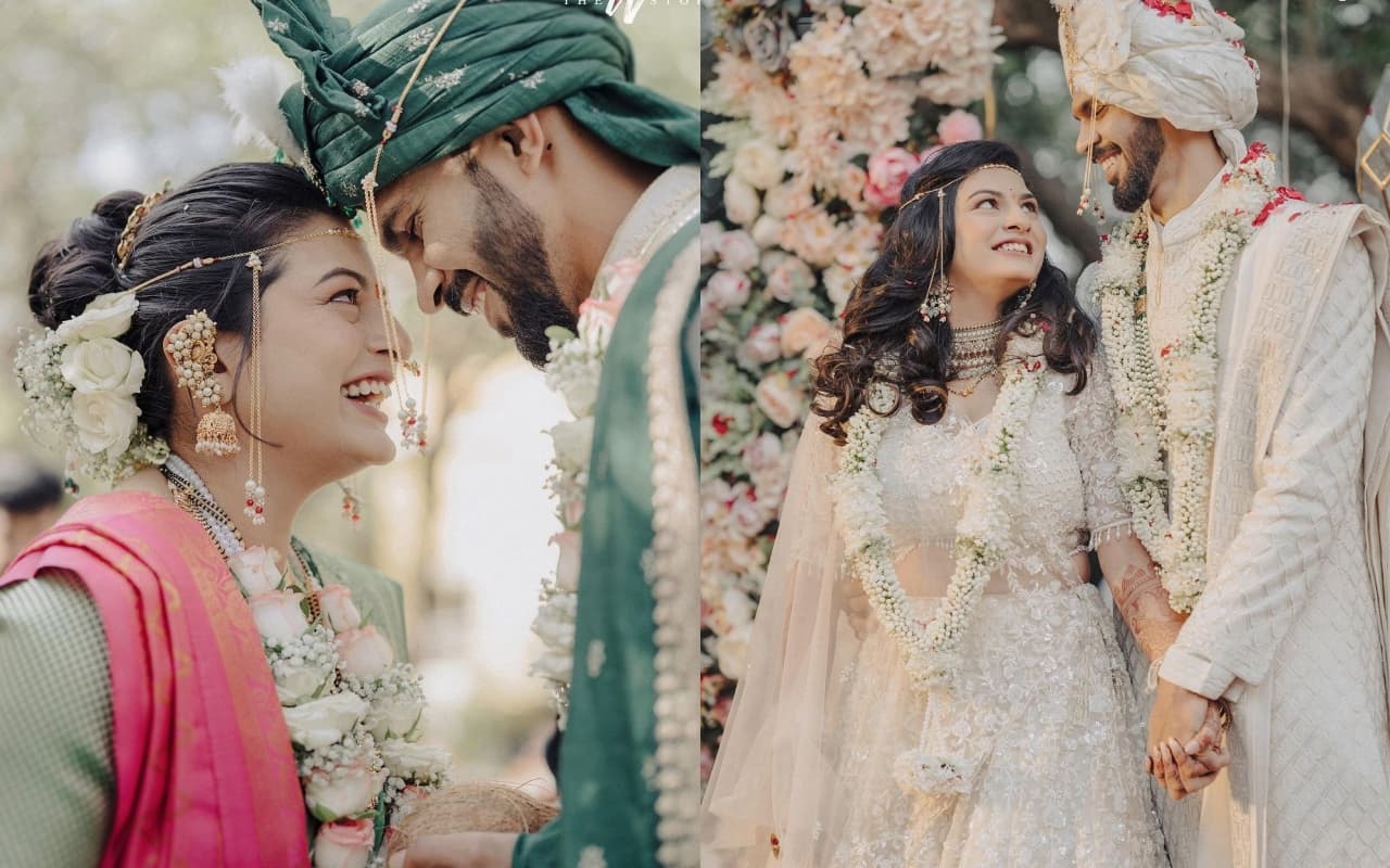 Ruturaj Gaikwad Wedding Photos: शादी के बंधन में बंधे CSK ओपनर रुतुराज, क्रिकेटर उत्कर्षा के साथ लिए सात फेरे Ruturaj Gaikwad Wedding Photos: शादी के बंधन में बंधे CSK ओपनर रुतुराज, क्रिकेटर उत्कर्षा के साथ लिए सात फेरे