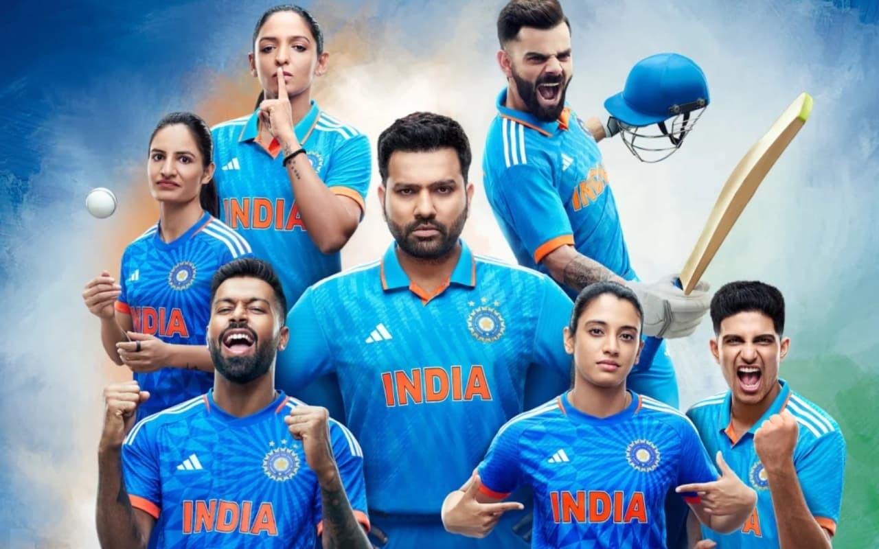 WTC Final से पहले नई जर्सी में दिखी टीम इंडिया, विराट और रोहित का दिखा कूल अंदाज, वीडियो वायरल WTC Final से पहले नई जर्सी में दिखी टीम इंडिया, विराट और रोहित का दिखा कूल अंदाज, वीडियो वायरल