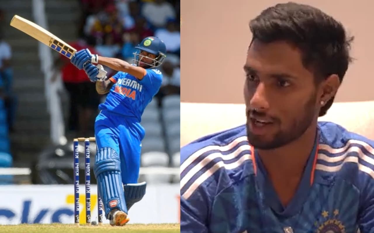 IND VS WI: डेब्यू मैच में तबाही मचाने वाले तिलक वर्मा ने दिया बयान, कहा- मेरा लक्ष्य वर्ल्ड कप में भारत की जीत IND VS WI: डेब्यू मैच में तबाही मचाने वाले तिलक वर्मा ने दिया बयान, कहा- मेरा लक्ष्य वर्ल्ड कप में भारत की जीत