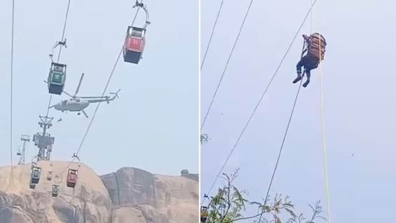देवघर रोपवे हादसा : सीएम हेमंत सोरेन ने उच्चस्तरीय जांच की घोषणा की, 42 लोग किये गये रेस्क्यू देवघर रोपवे हादसा : सीएम हेमंत सोरेन ने उच्चस्तरीय जांच की घोषणा की, 42 लोग किये गये रेस्क्यू