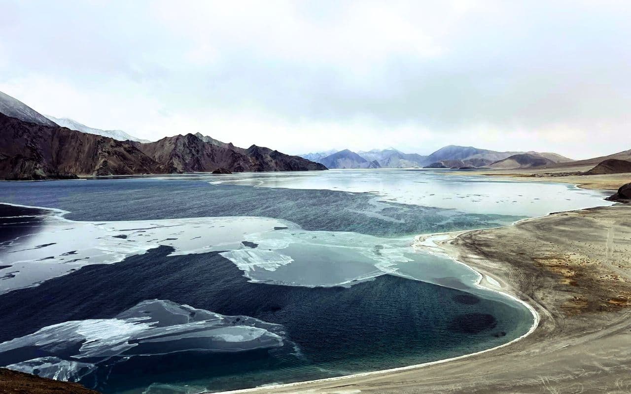 Pangong lake, Ladakh Pangong lake, Ladakh