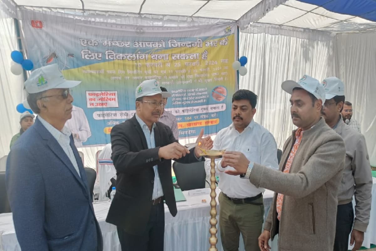 सिमडेगा: 63 हजार लोगों को फाइलेरिया की दवा खिलाने का लक्ष्य