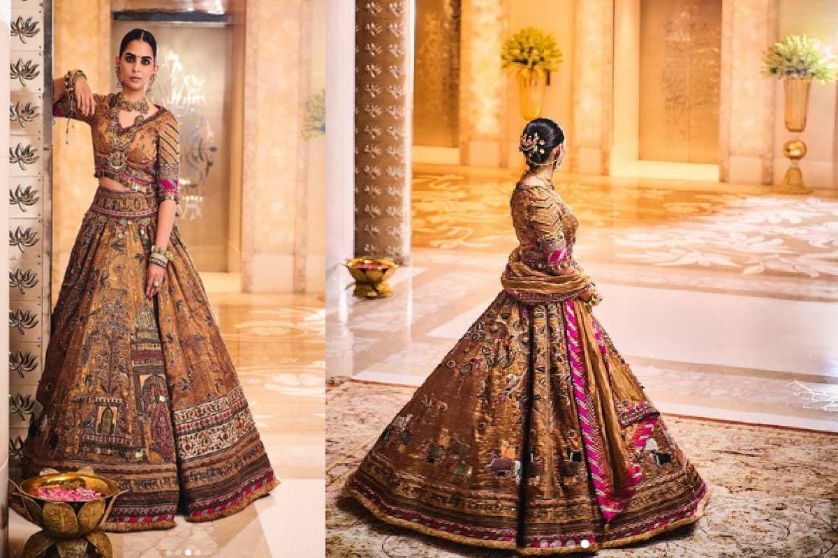 Isha Ambani Photos: ये था ईशा अंबानी का रोयल प्रिंसेस लुक, जानें उनकी मेकअप से लेकर चूड़ियों की खासियत