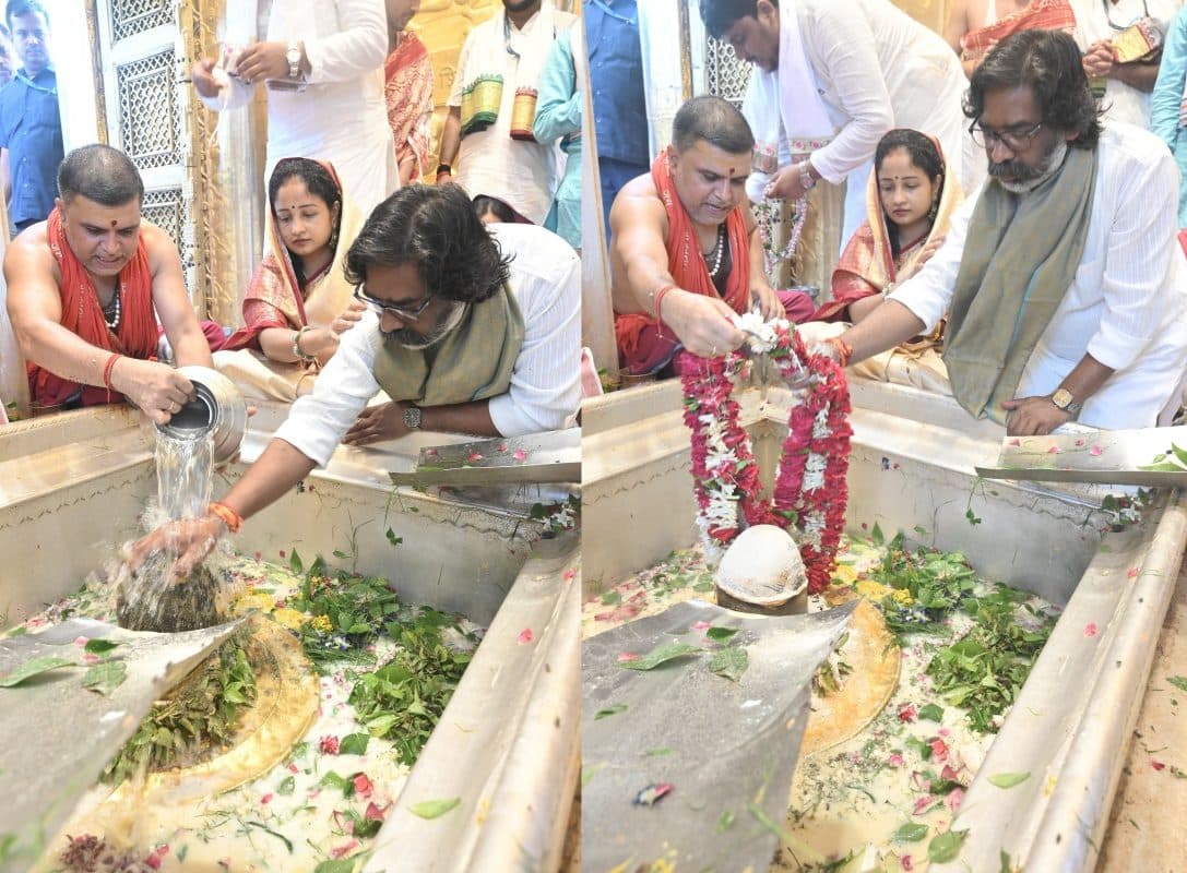 Hemant Soren: झारखंड के सीएम हेमंत सोरेन ने किए काशी विश्वनाथ के दर्शन, बनारस की गलियों में घूमे Hemant Soren: झारखंड के सीएम हेमंत सोरेन ने किए काशी विश्वनाथ के दर्शन, बनारस की गलियों में घूमे