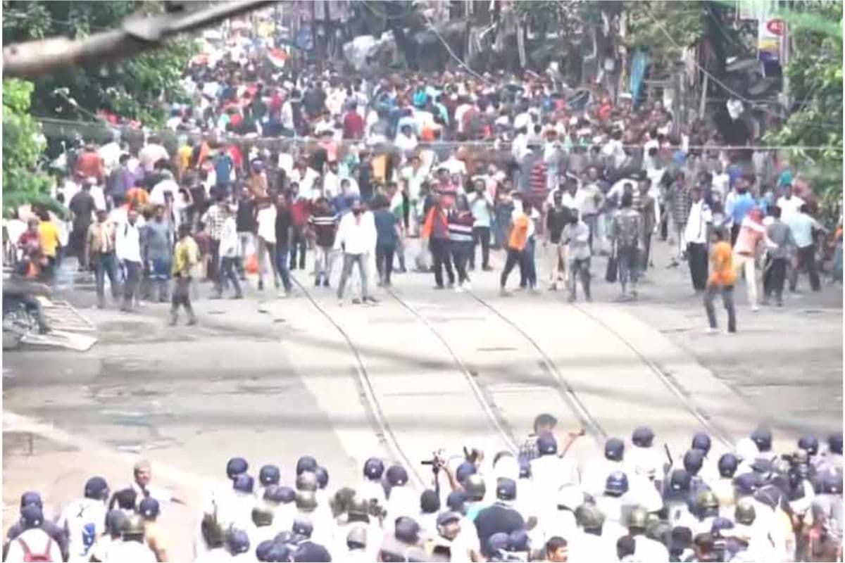Nabanna Abhiyan : हिंसक हुआ नबान्न अभियान, आईसी समेत कई पुलिसकर्मी और छात्र घायल