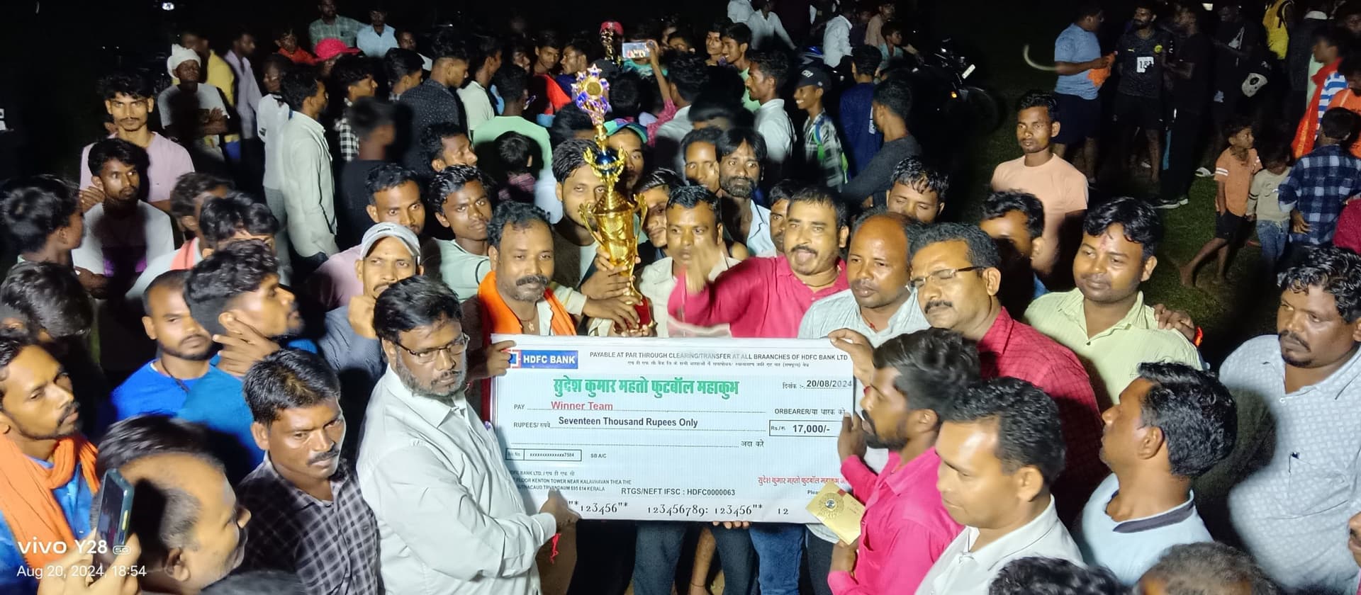 बकसपुरा को हराकर कुरकपनियां बना फुटबॉल टूर्नामेंट का विजेता