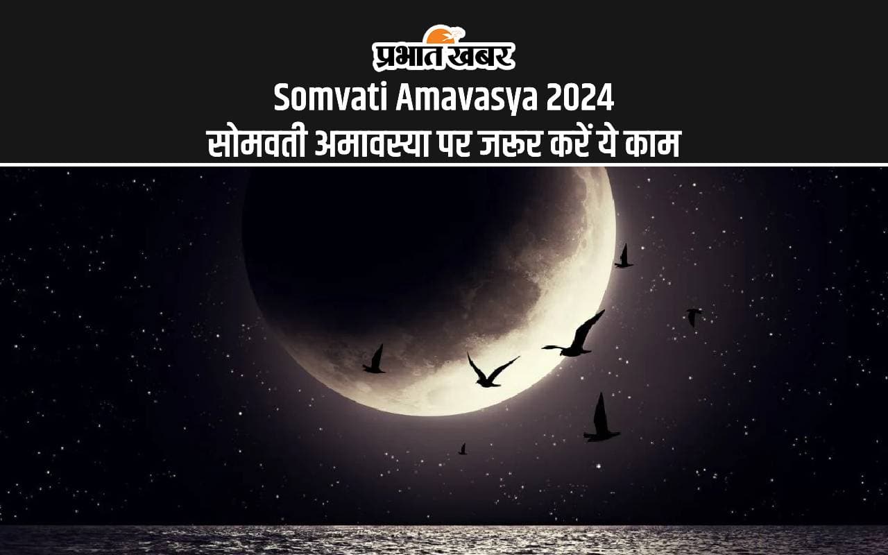Somvati Amavasya 2024: आज सोमवती अमावस्या पर जरूर करें ये काम, बन रहा है विशेष संयोग Somvati Amavasya 2024: आज सोमवती अमावस्या पर जरूर करें ये काम, बन रहा है विशेष संयोग