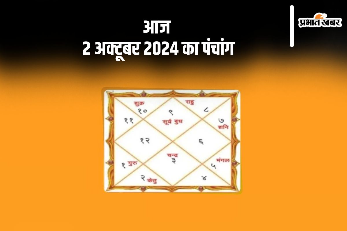 Aaj Ka Panchang Tithi 2 October 2024 in Hindi Aaj Ka Panchang Tithi 2 October 2024 in Hindi
