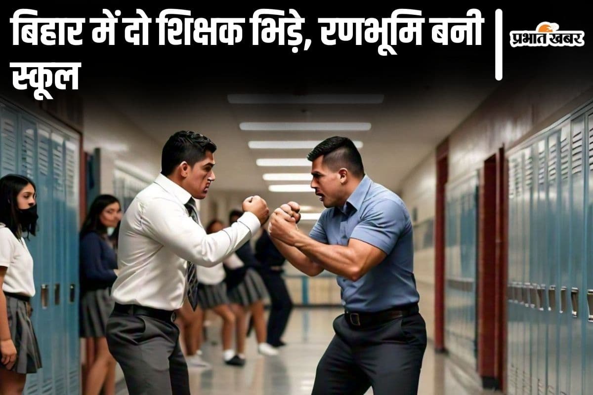 Bihar News: बिहार में स्कूल बनी रणभूमि, दो शिक्षक लोहे का रड और कलछुल लेकर एक-दूसरे पर टूटे! Bihar News: बिहार में स्कूल बनी रणभूमि, दो शिक्षक लोहे का रड और कलछुल लेकर एक-दूसरे पर टूटे!