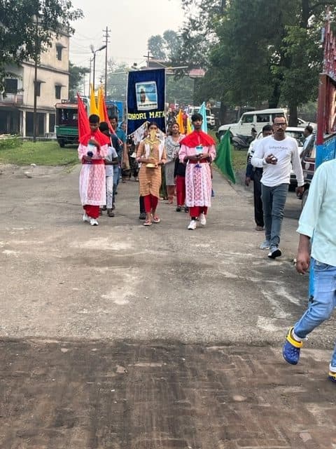 BOKARO NEWS : ढोरी माता तीर्थालय में नौ दिवसीय वार्षिक समारोह शुरू