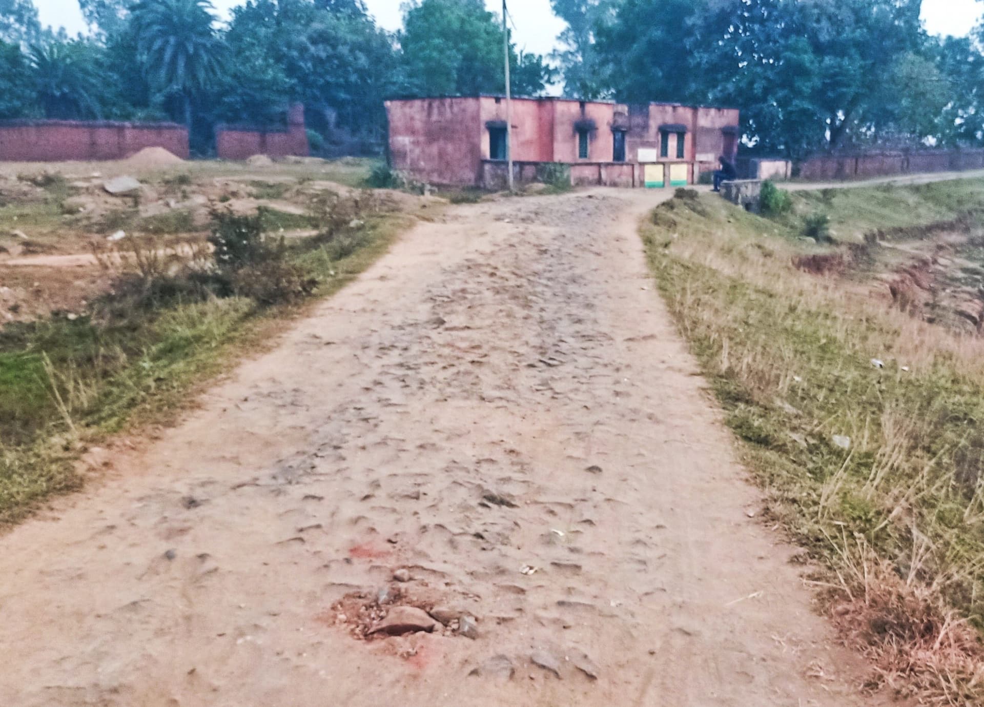 चापुड़िया पंचायत की मुख्य सड़क जर्जर, आवाजाही में परेशानी