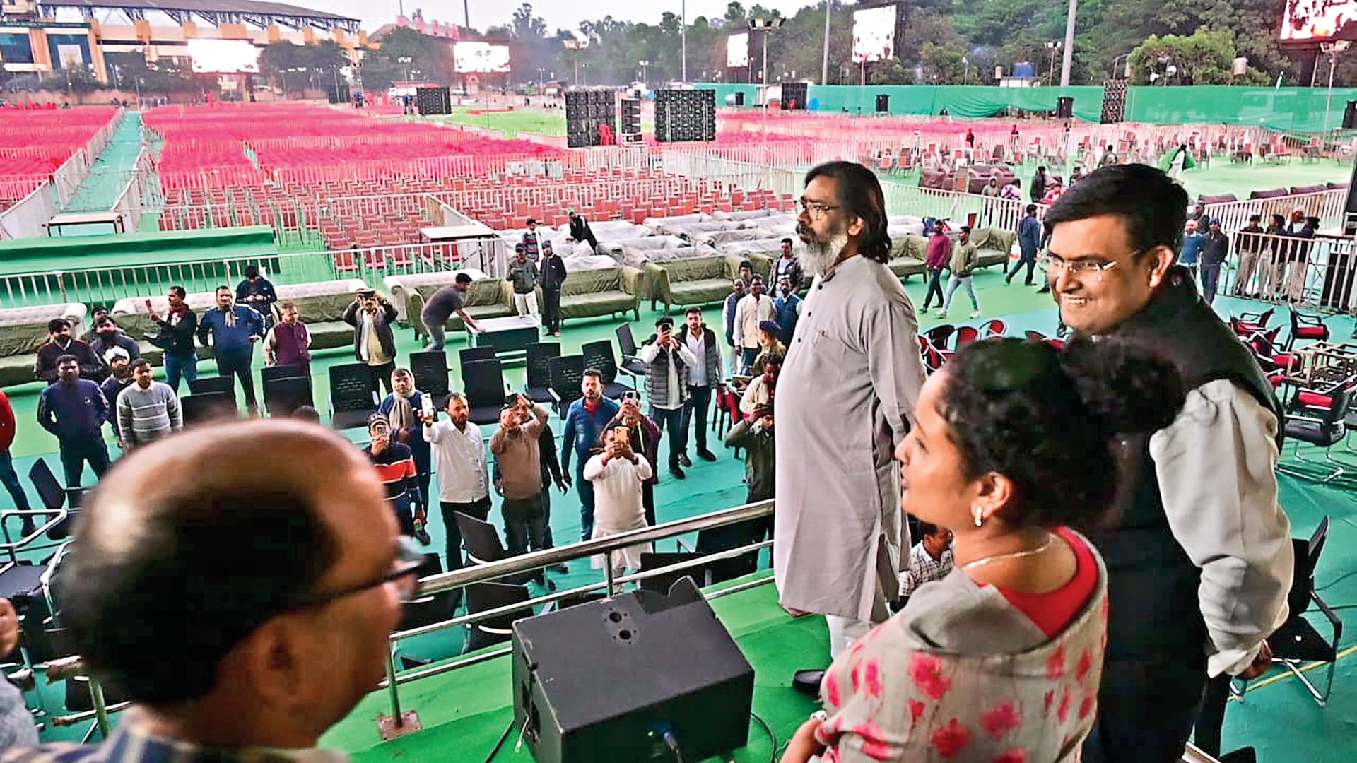 आज हेमंत सोरेन की ताजपोशी, दिखेगी इंडिया गठबंधन की ताकत