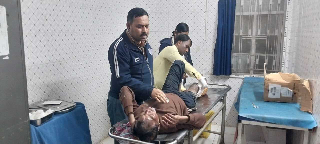 सड़क दुर्घटना में साइकिल सवार जख्मी