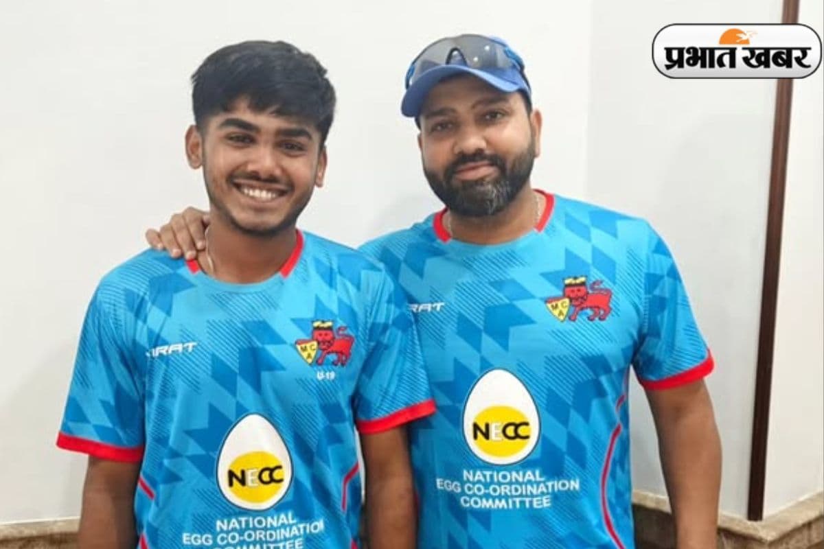 Ayush Mhatre and Rohit Sharma Ayush Mhatre and Rohit Sharma
