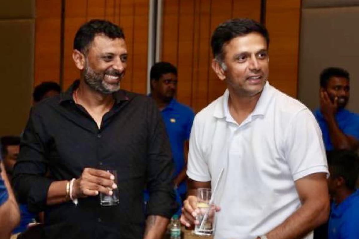 Shitanshu Kotak and Rahul Dravid Shitanshu Kotak and Rahul Dravid