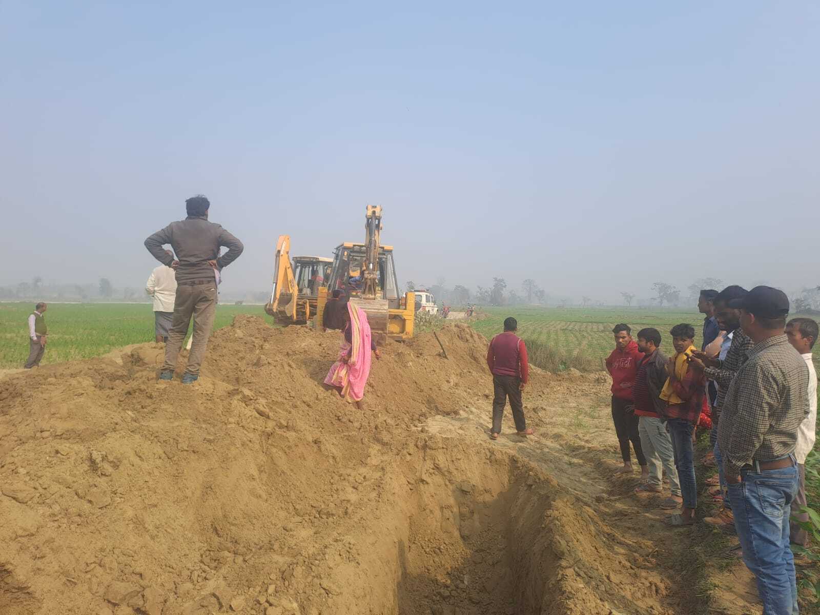 पीड़ित पक्षकार की सहमति के बाद सड़क निर्माण कार्य हुआ प्रारंभ