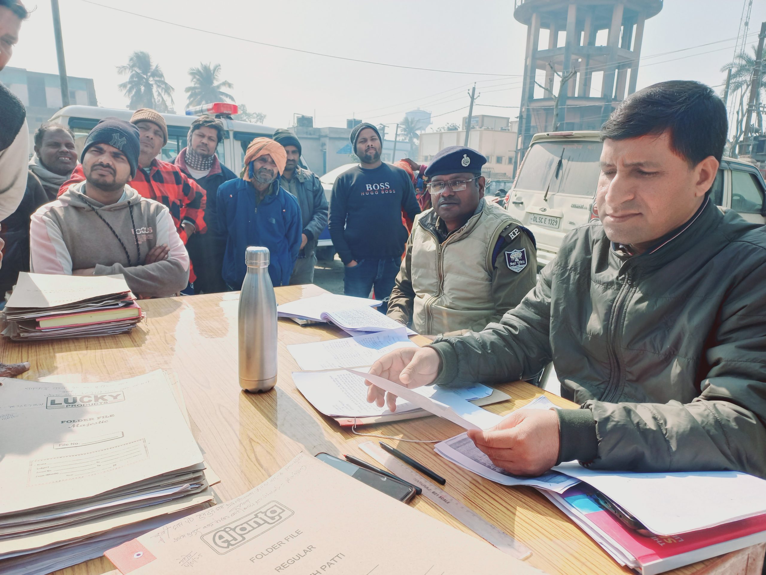 जमीन विवाद निपटारे को लेकर जनता दरबार का हुआ आयोजन