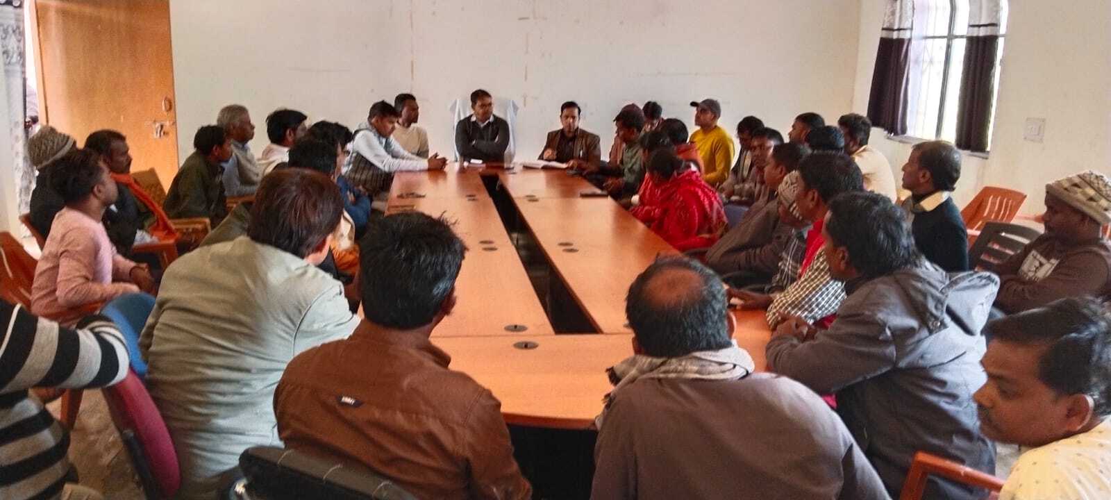 डीवीसी व समिति की बैठक, चक्का जाम स्थगित