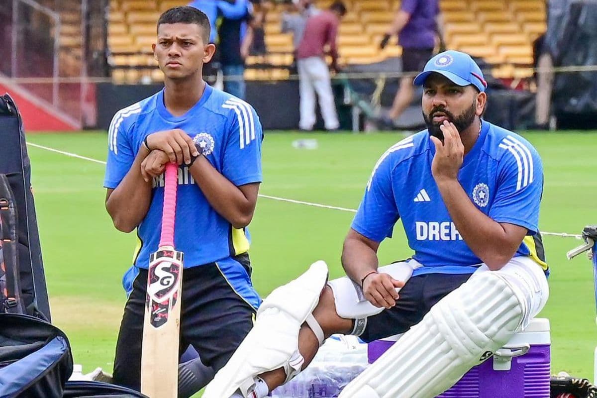Rohit Sharma and Yashasvi Jaiswal Rohit Sharma and Yashasvi Jaiswal