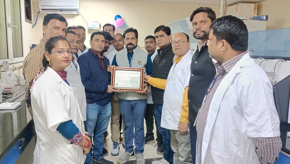 जेएनकेटी मेडिकल कॉलेज सह हॉस्पिटल के सेंट्रल पैथोलॉजी को एनएबीएल सर्टिफाइड लैब की मिली मान्यता