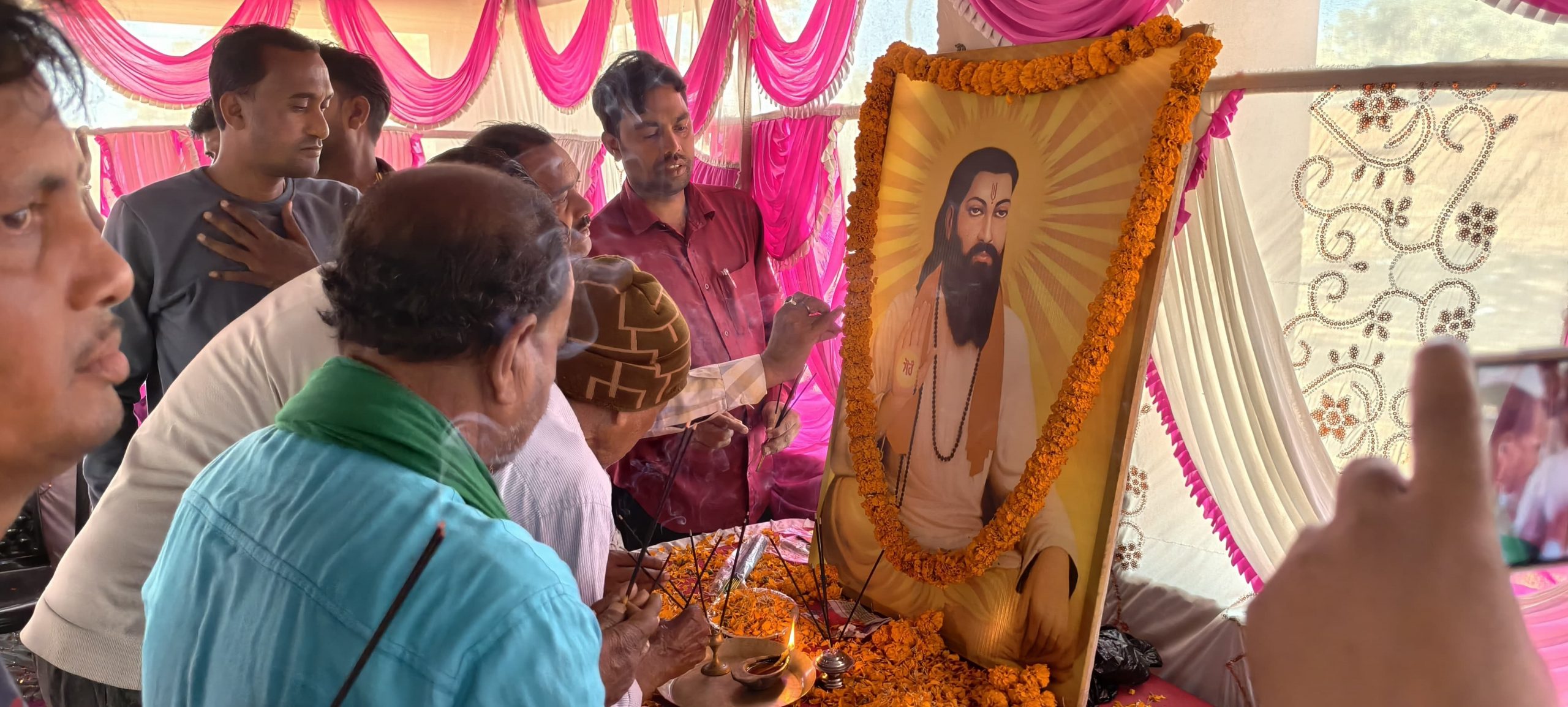 रविदास समाज ने संत रविदास की मनायी जयंती