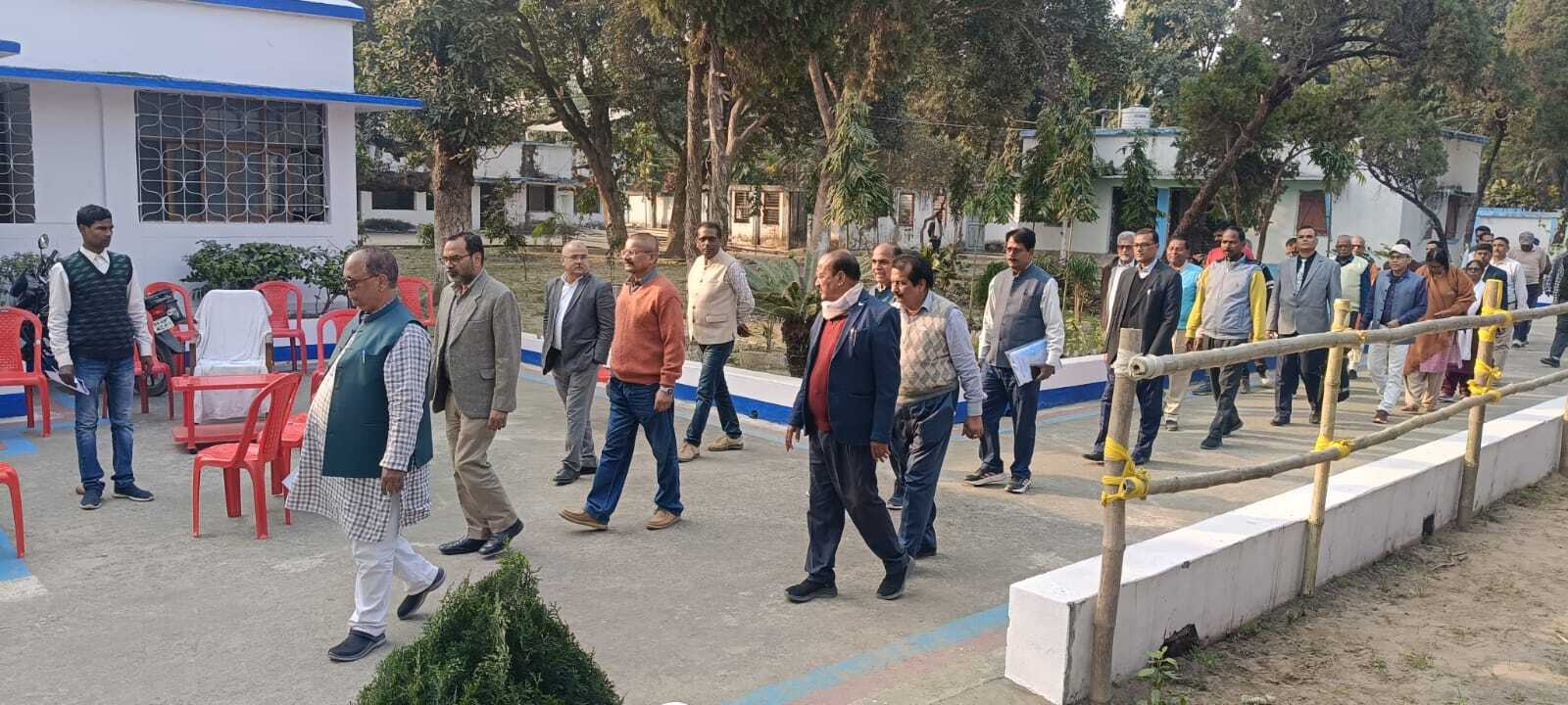 मॉक ड्रिल के माध्यम से दी गयी दीक्षांत समारोह की जानकारी