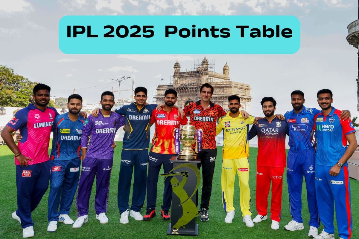 IPL 2025 Points Table IPL 2025 Points Table