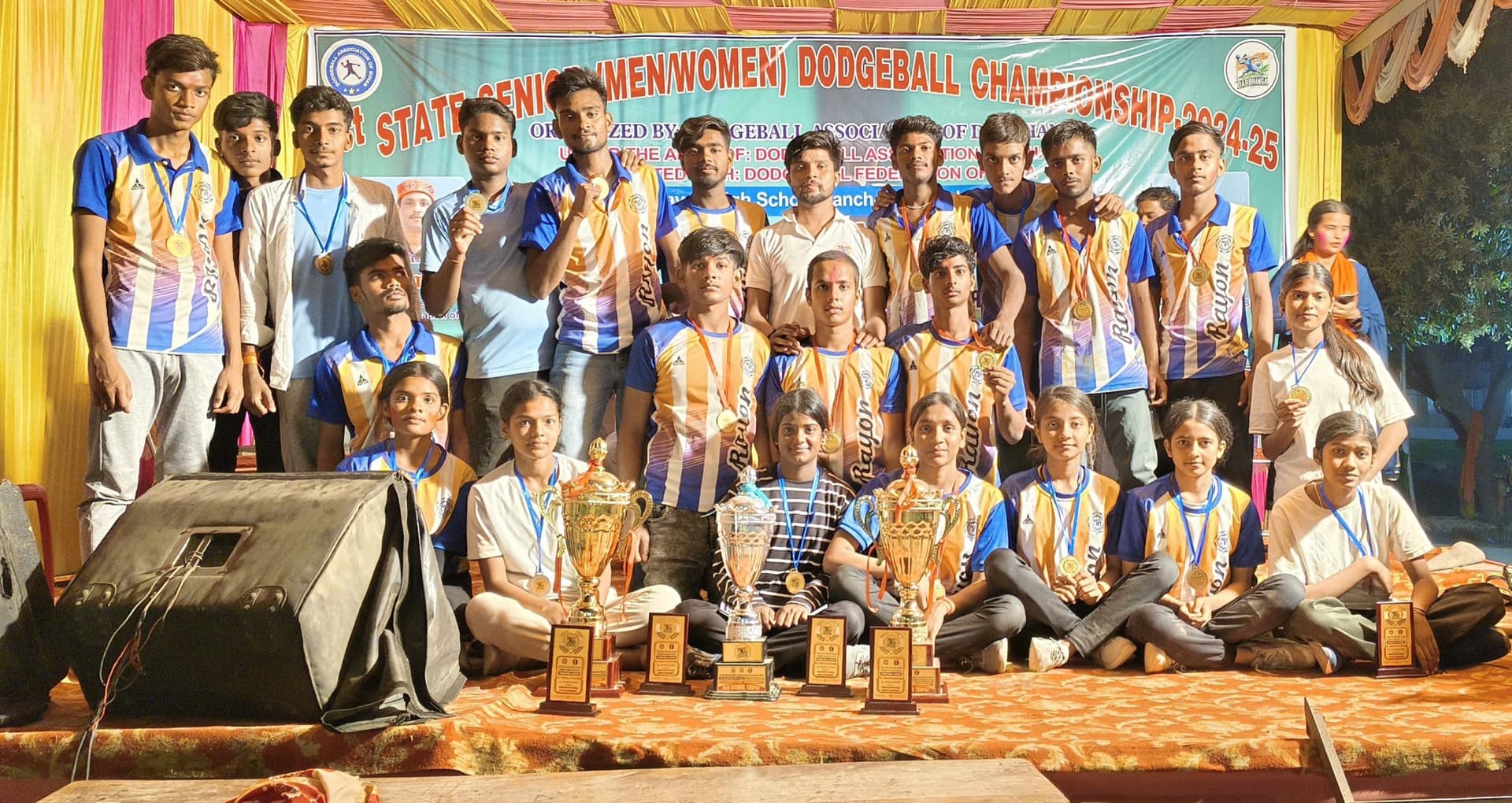 राज्यस्तरीय डॉज बॉल प्रतियोगिता में जमुई की टीम बनी चैंपियन