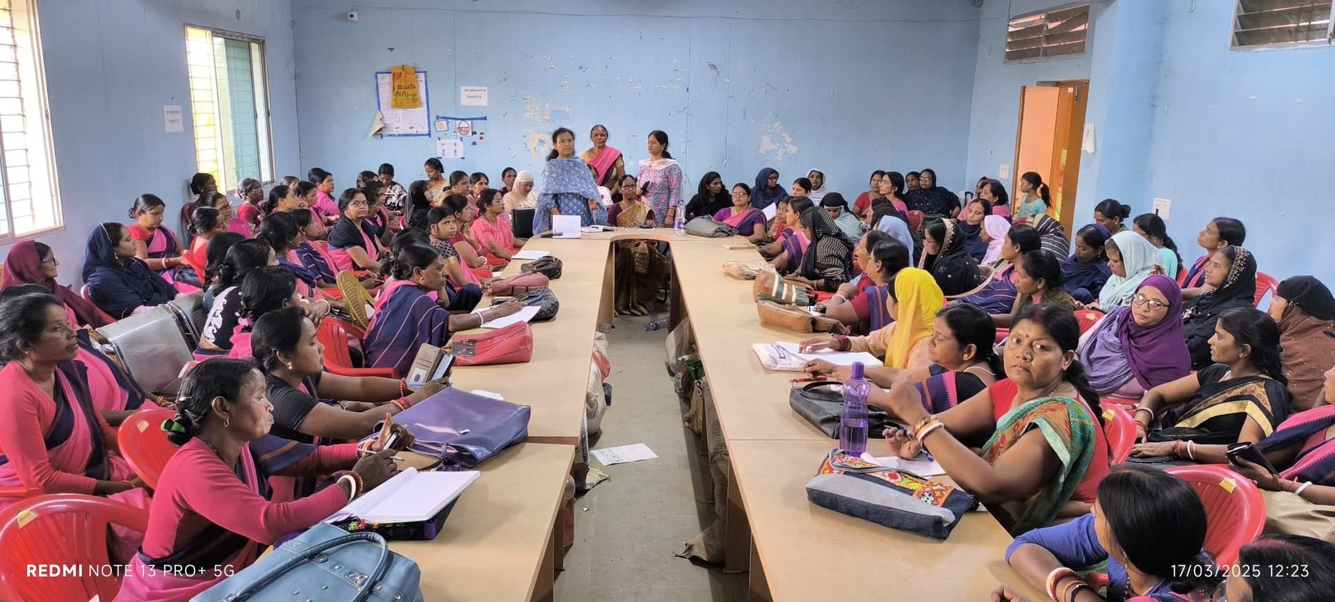 सेविकाओं को मिला फेस कैप्चर एप का प्रशिक्षण