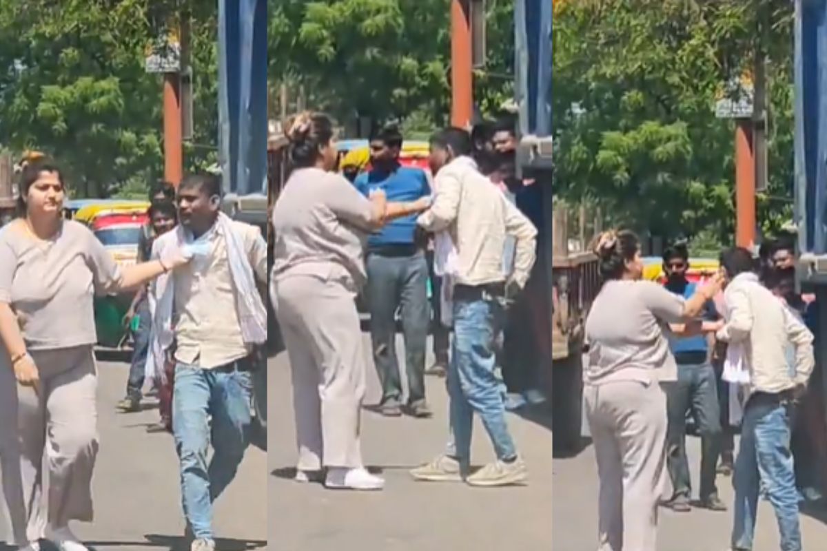 officer wife badly beat poor driver in uttar pradesh officer wife badly beat poor driver in uttar pradesh