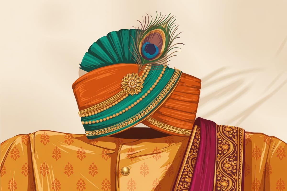 Groom Pagdi Design Groom Pagdi Design