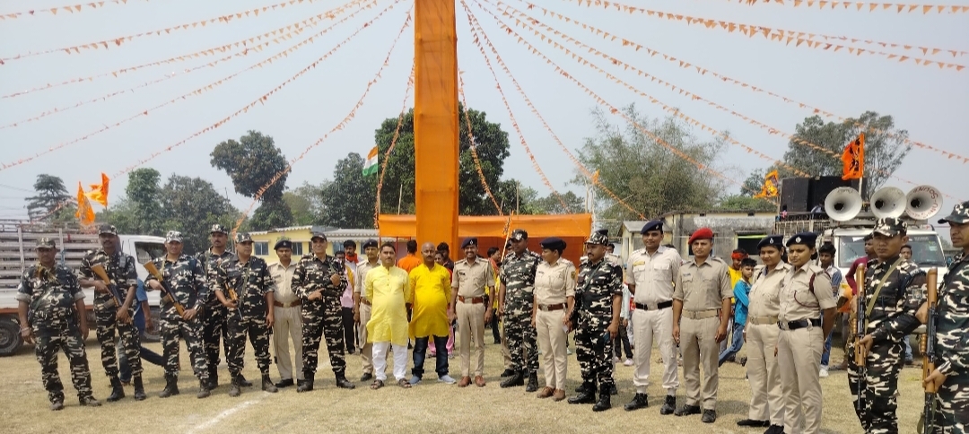 रामजानकी मंदिर से निकली शोभायात्रा