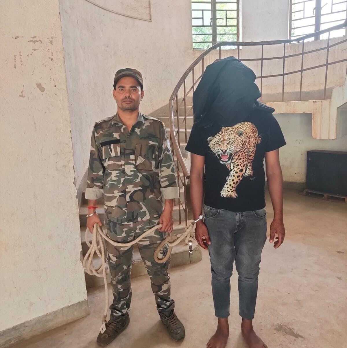 पोक्सो एक्ट का आरोपी गिरफ्तार, जेल