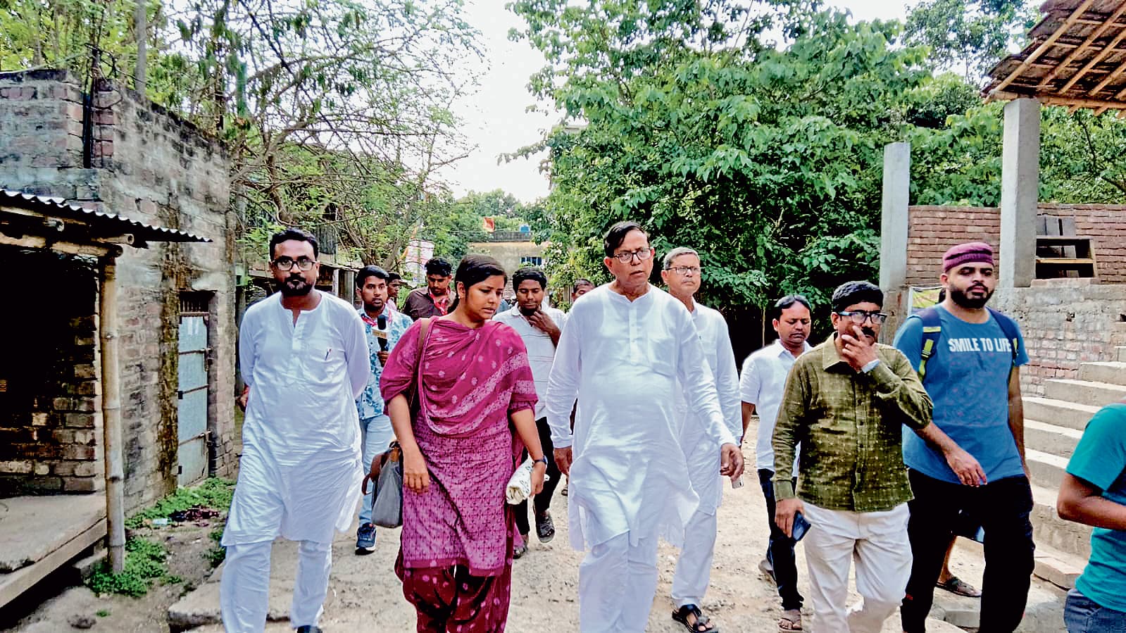 वामो का प्रतिनिधिमंडल सलीम के नेतृत्व में जाफराबाद पहुंचा, ग्रामीणों से की बात