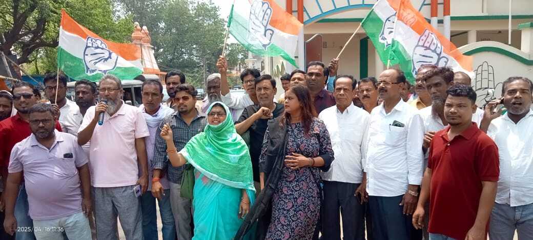 नेशनल हेराल्ड मामले में कांग्रेस ने केंद्र सरकार के खिलाफ किया प्रदर्शन