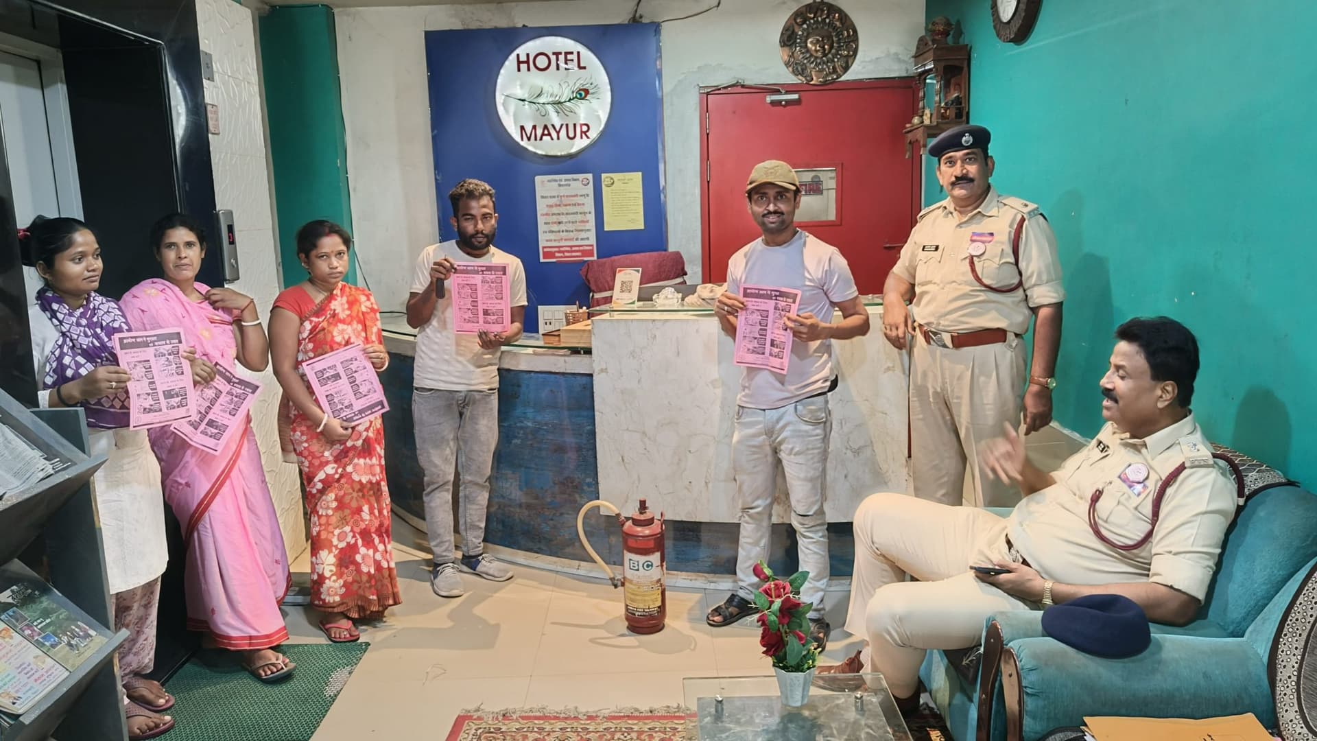 अग्निशमन के कर्मियों का किया कौशल परीक्षण