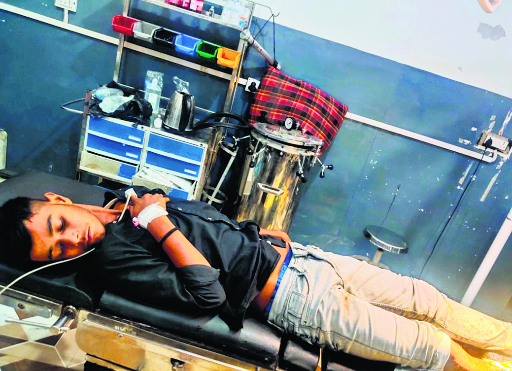 arrah news. शादी समारोह में हर्ष फायरिंग के दौरान किशोर को लगी गोली